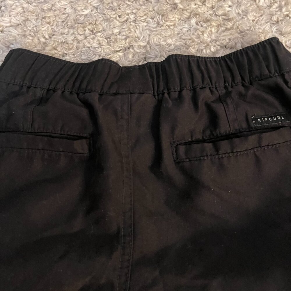 Rip Curl Black Cargo Shorts Boys Size 4 - Picture 7 of 8